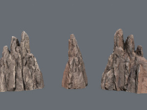 Cliff rocks 3D 模型