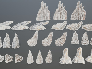 Cliff rocks 3D 模型