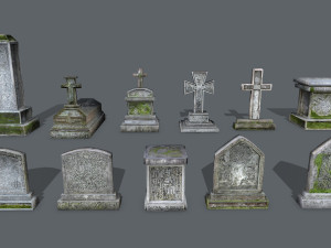 Tombstone 3D Model