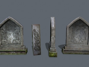 Tombstone 3D Model