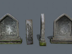 Tombstone 3D Model