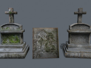 Tombstone 3D Model