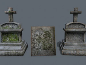 Tombstone 3D Model