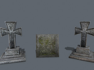 Tombstone 3D Model