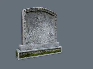 Tombstone 3D Model