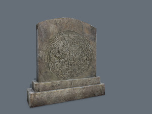 Tombstone 3D Model