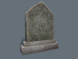 Tombstone 3D Model