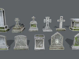 Tombstone 3D Model