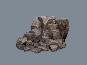Cliff rocks 3D-Modell