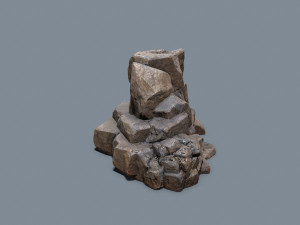 Cliff rocks 3D-Modell