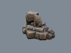Cliff rocks 3D-Modell
