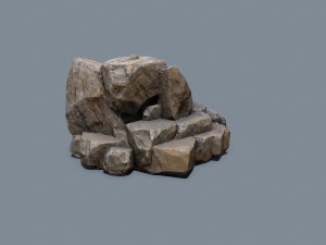 Cliff rocks 3D-Modell
