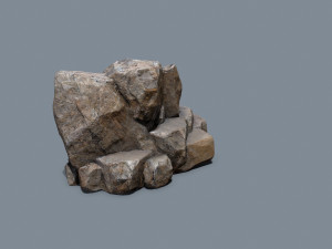 Cliff rocks 3D-Modell