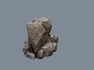 Cliff rocks 3D-Modell