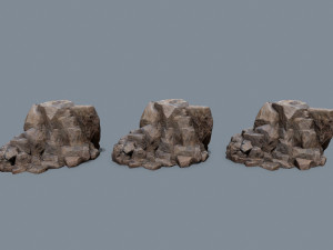 Cliff rocks 3D-Modell