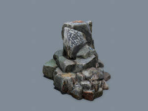 Maya rocks 3D 模型