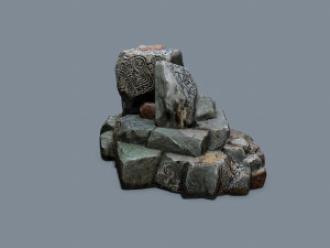 Maya rocks 3D 模型