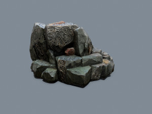 Maya rocks 3D 模型