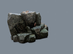 Maya rocks 3D 模型