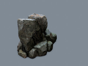 Maya rocks 3D 模型