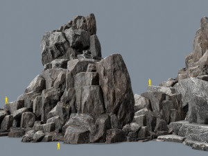 Cliff rocks Modelo 3D