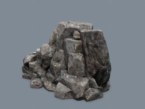 Cliff rocks 3D Model
