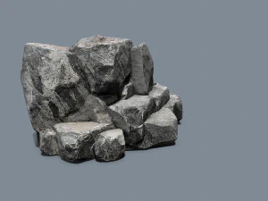 Cliff rocks 3D Model