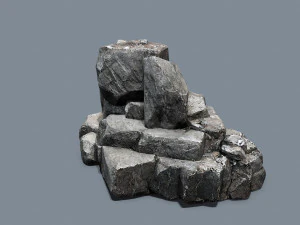 Cliff rocks 3D Model