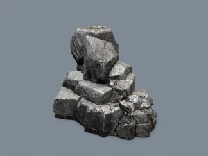 Cliff rocks 3D Model