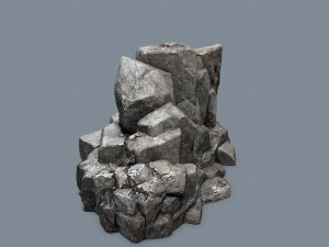 Cliff rocks 3D Model