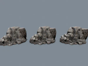 Cliff rocks 3D Model