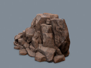 Desert rocks Modèle 3D