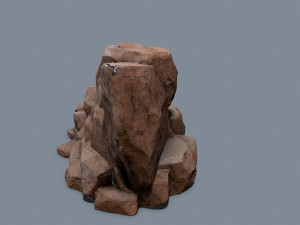 Desert rocks Modèle 3D