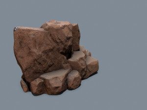 Desert rocks Modèle 3D