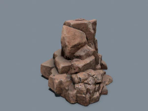 Desert rocks 3D Model