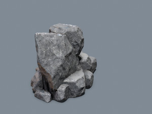 Cliff rocks 3D मॉडल