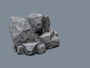 Cliff rocks 3D मॉडल