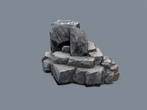 Cliff rocks 3D मॉडल