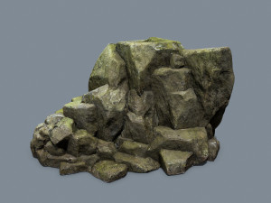 Forest rocks 3D Модель