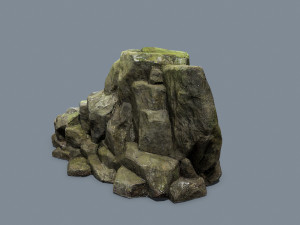 Forest rocks 3D Модель
