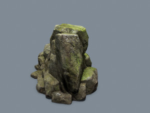 Forest rocks 3D Модель