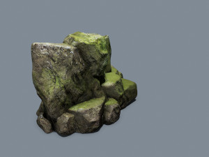 Forest rocks 3D Модель