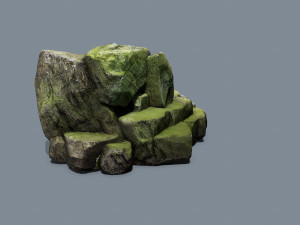 Forest rocks 3D Модель