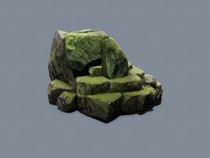 Forest rocks 3D Модель