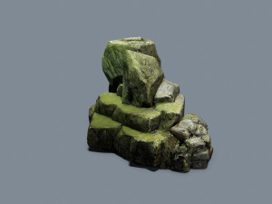 Forest rocks 3D Модель