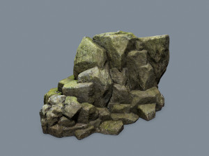 Forest rocks 3D Модель