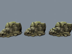 Forest rocks 3D Модель