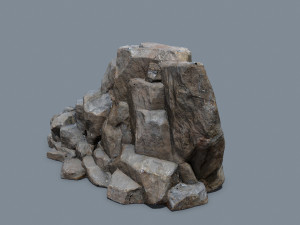 Cliff rocks Modello 3D
