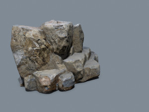 Cliff rocks Modello 3D