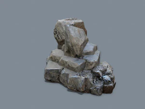 Cliff rocks 3D Model